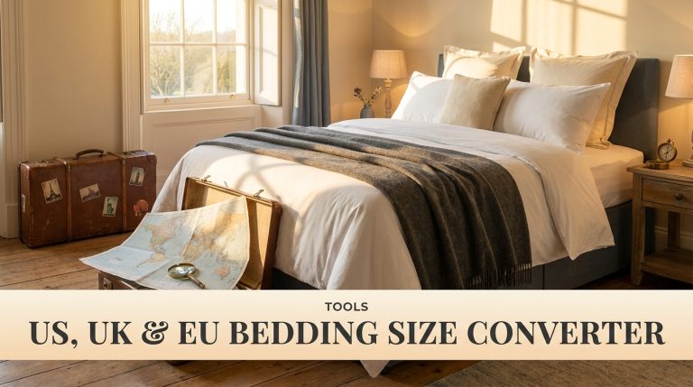 US, UK & EU Bedding Size Converter (Why "King" Means Three Different Beds)