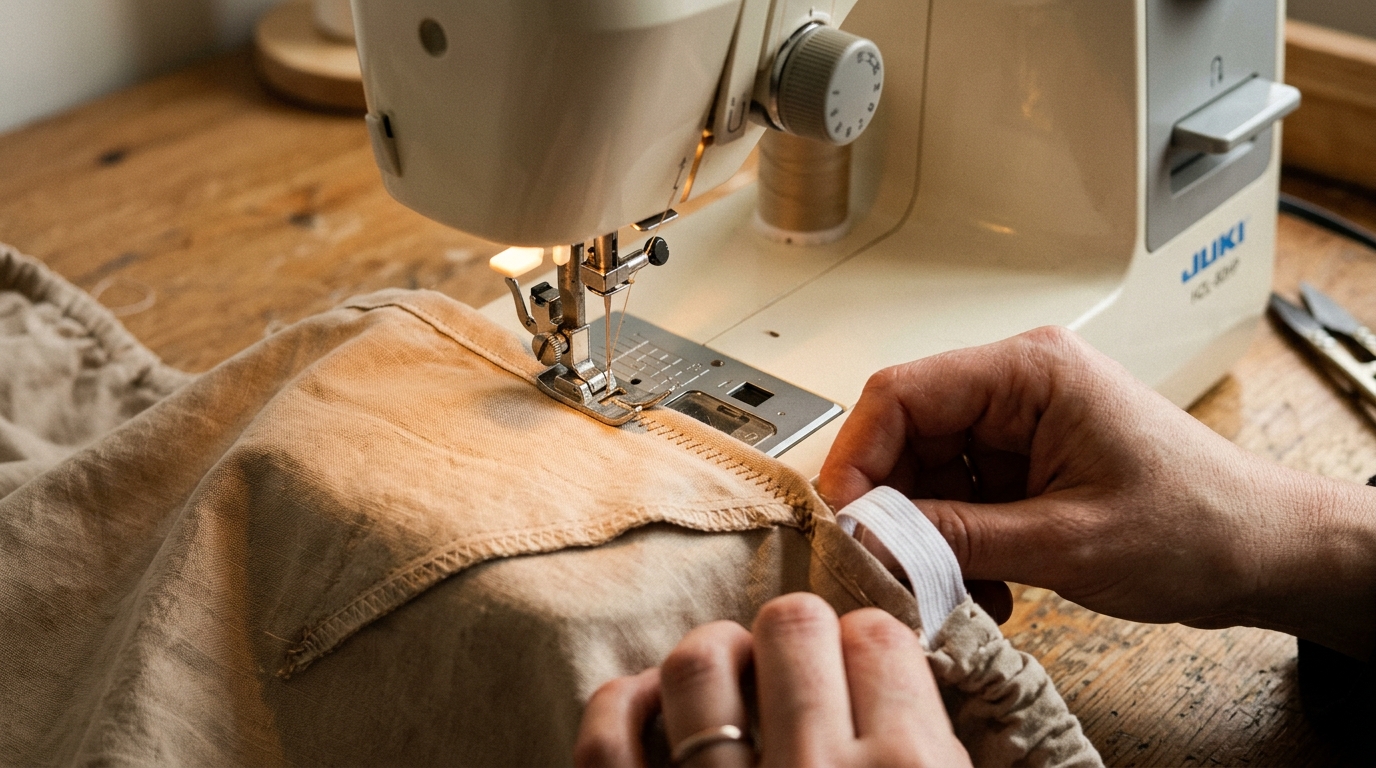 Testing repaired duvet zipper slider Testing repaired duvet zipper slider